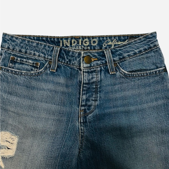 Women’s Blue Distressed Jeans - Picture 2 of 2
